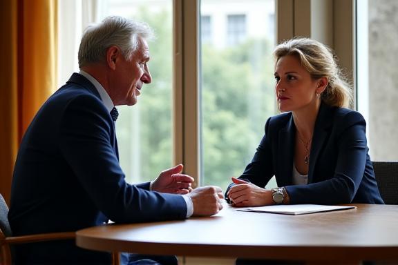 Senior partners collaborating in a luxury meeting room